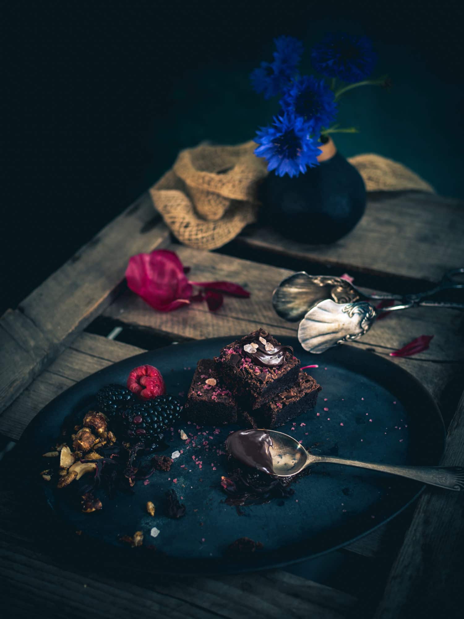 Dinkel Brownies, eine schokoladig vollwertige Nascherei