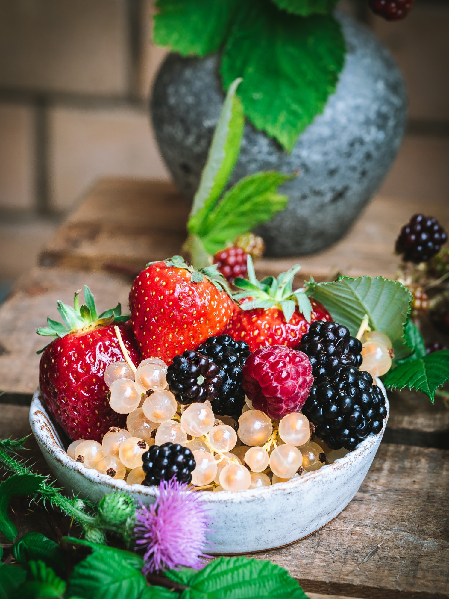 Cheesecake im Glas mit Beeren &amp; Balsamico